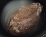 簡単しっとり塩麹漬け蒸し鶏作り方2写真