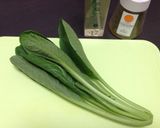 お弁当の一品 小松菜の炒め物作り方1写真