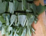朝食に! ウインナー、ほうれん草炒め作り方1写真