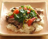 夏にさっぱり！イタリアンな牛丼作り方4写真