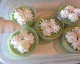 夏休み✿親子で作ろう♬お茶ムース風ゼリー作り方5写真