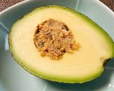 焼き味噌でアボカド🥑😻作り方2写真