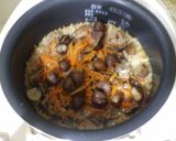 炊飯器におまかせ★中華ちまき風のおこわ作り方5写真