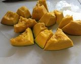 簡単♡かぼちゃの煮物作り方1写真