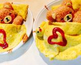 リラックマオムライス作り方13写真