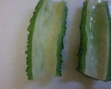 苦くない★ ゴーヤの卵炒め作り方1写真