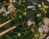 朝食に! ウインナー、ほうれん草炒め作り方5写真