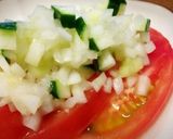 簡単♡トマトのさっぱりサラダ作り方5写真