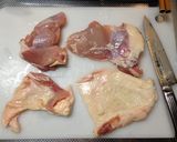 クリーム煮(とり,ごぼう).白ワイン作り方15写真