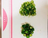 激辛！青とうがらしとイカの和物作り方2写真