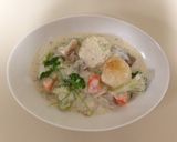 クリーム煮(とり,ごぼう).白ワイン作り方28写真