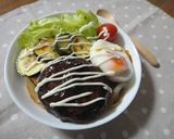 野菜たっぷり簡単ロコモコ丼♪作り方4写真