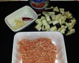 簡単♥なすとミンチのトマトソースパスタ作り方1写真