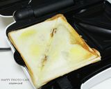 焼き鳥とキャベツのホットサンド作り方7写真