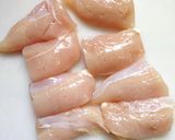 甘辛美味★鶏ささみのベーコン巻き作り方3写真