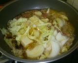 簡単一品♪肉豆腐の卵とじ作り方2写真