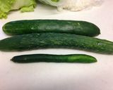 キュウリのブラックベリー煮作り方1写真