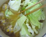 コーンの肉団子とキャベツのさっぱり煮作り方5写真