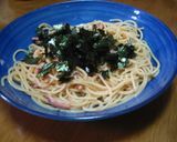 イカ塩辛の和風パスタ作り方5写真
