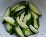 胡瓜とハムのカレーマヨ和え作り方1写真
