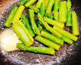 簡単定番やみつき♡アスパラバター作り方2写真