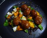 黒酢たれ肉だんごDE酢豚風作り方3写真