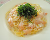 ヴィシソワーズと生ハムの和風冷製パスタ♪作り方4写真