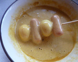 ウイニーとうずら卵のカレーフライ♪作り方3写真