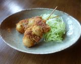ウイニーとうずら卵のカレーフライ♪作り方5写真