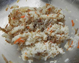 春巻きの皮で簡単★きんぴら焼きおにぎり作り方2写真