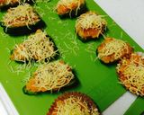 ピーマンのミートポテトチーズ焼き作り方3写真
