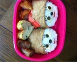 モンチッチいなり寿司のキャラ弁作り方5写真