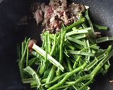 おばあ直伝沖縄料理！空芯菜ニンニク炒め作り方5写真