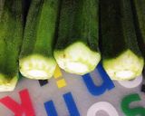 オクラのゴマ和え作り方1写真