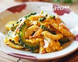 ＊ゴーヤ＆竹輪のカレーちゃんぷるぅ～＊作り方5写真