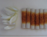チクワをトンカツの代わりにして作り方1写真