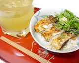 焼き塩サバと塩レモンのひんやり茶漬け作り方6写真