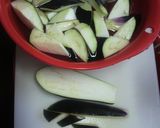 夏♪茄子・みょうが・大葉のごま味噌炒め作り方1写真