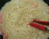 焼きシャケ入り♪和風なクリームパスタ☆作り方7写真
