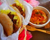 簡単★うちカフェ♫ライスバーガー☆作り方13写真