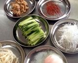 日本そばで油そば作り方1写真