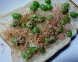 枝豆の胡麻おかか醤油トースト作り方2写真