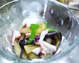 茄子とタコの冷たいスープ韓国冷汁ネングッ作り方10写真