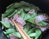 マンズナルインゲンのくたっと煮（みそ味）作り方4写真
