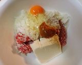 豆腐ハンバーグ☆和風おろしソース作り方1写真