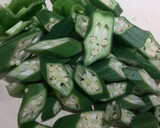 夏野菜で★豚肉とオクラのオイスター炒め作り方1写真
