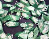 夏野菜で★豚肉とオクラのオイスター炒め作り方3写真