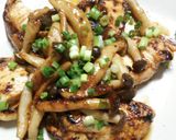 簡単、鶏ムネ肉のバジル焼き作り方5写真