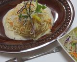 簡単★明太子の冷製パスタ作り方6写真