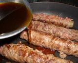 牛肉のごぼう巻き作り方6写真